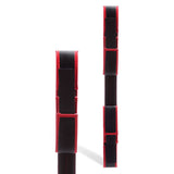 Adam & Eve Scarlet Couture Spreader Bar - Black/Red Restraint