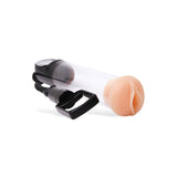 Adam & Eve Adams Promax Pump - Clear Penis Pump with Masturbator Sleeve-308H 0000