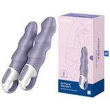 Satisfyer Air Pump Vibrator 1 - Lilac USB Rechargeable Inflatable Vibrator-4038599