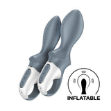 Satisfyer Air Pump Booty 1 - Grey USB Rechargeable Inflatable Anal Vibrator-4038636