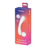 Satisfyer G-Spot Wave 2 - White - White 23.6 cm USB Rechargeable Flicking Tip Vibrator-4045740