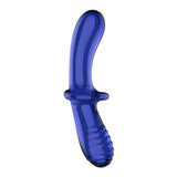 Satisfyer Double Crystal - Blue - Blue Glass Double Ended Dildo-4045931