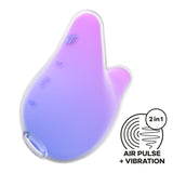 Satisfyer Mermaid Vibes - Violet/Pink - Violet/Pink USB Rechargeable Air Pulse Stimulator-4049755