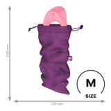 Satisfyer Treasure Bag Medium - Violet - Violet Medium Toy Storage Bag-4059969