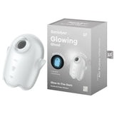 Satisfyer Glowing Ghost - White - Glow in Dark White USB Rechargeable Air Pulse Stimulator-4060057