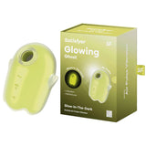 Satisfyer Glowing Ghost - Yellow - Glow in Dark Yellow USB Rechargeable Air Pulse Stimulator-4060064