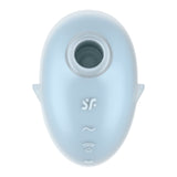 Satisfyer Cutie Ghost - Blue - Blue USB Rechargeable Air Pulse Stimulator-4067759