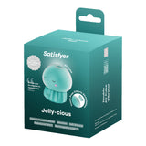 Satisfyer Jelly-cious - Green - Green USB Rechargeable Air Pulse Stimulator-4081373