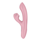 Satisfyer Pro + G-Spot - Pink - Rose Pink 22 cm USB-C Rechargeable Rabbit Vibrator with Touch-Free Clitoral Stimulator