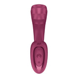Satisfyer G For Goddess 3 - Wine Red - Wine Red 16 cm USB-C Rechargeable Vibrator with Clit Stim