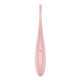Satisfyer Tip Tease - Rose - Rose USB Rechargeable Vibrator with Twirling Tip