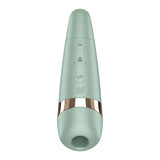 Satisfyer Pro 3+ Battery Series - Mint - Mint Green Air Pulse Clitoral Stimulator with Vibration