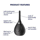 Satisfyer Clean & Play - Black Unisex Douche