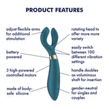 Satisfyer Endless Fun - Battery Series - Green 23.5 cm Stimulator
