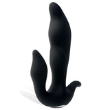 Adam & Eve 3-Point Prostate Massager - Black USB Rechargable Vibrating Prostate Massager-485R 0000