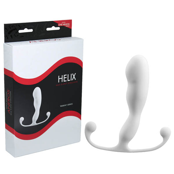 Aneros Helix Trident - White Prostate Massager-894757001829