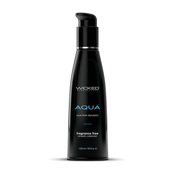 Wicked Aqua - Water Based Lubricant - 120 ml (4 oz) Bottle-90104