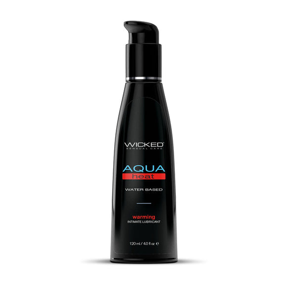 Wicked Aqua Heat - Warming Water Based Lubricant - 120 ml (4 oz) Bottle-90225