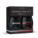 Wicked Sensation Kit - Warming & Cooling Water Based Lubricants - 2 Pack of 120 ml Bottles-99220