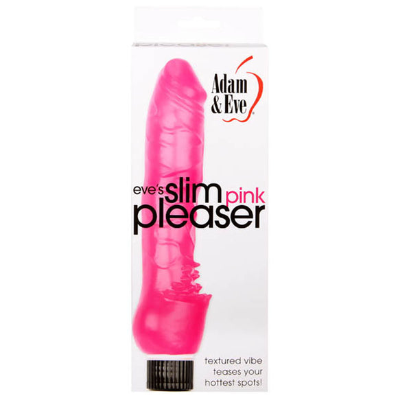 Adam & Eve Eves Slim Pink Pleaser - Pink 20.3 cm (8) Vibrator-A533 0000