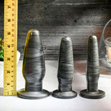 Adam & Eve ANAL ROCKETS TRAINER SET - Black Butt Plugs - Set of 3 Sizes-AE-WF-8799-2