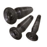 Adam & Eve ANAL ROCKETS TRAINER SET - Black Butt Plugs - Set of 3 Sizes-AE-WF-8799-2