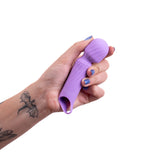 Maia DOLLY - Purple - Purple 12.7 cm USB Rechargeable Massage Wand-AF-004-L3