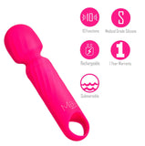 Maia DOLLY - Pink - Pink 12.7 cm USB Rechargeable Massage Wand-AF-004-P1