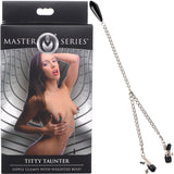 Titty Taunter Nipple Clamps With Weighted Bead