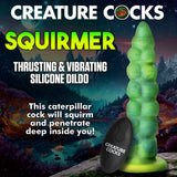 Creature Cocks Squirmer - Green 22.3 cm USB Rechargeable Thrusting Fantasy Dildo-AH417