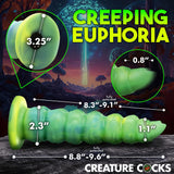 Creature Cocks Squirmer - Green 22.3 cm USB Rechargeable Thrusting Fantasy Dildo-AH417