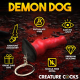 Creature Cocks Hell-Hound Keychain - Novelty Fantasy Dildo Keyring