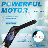 CleanStream Automatic Enema Set - USB Rechargeable Douche - 350 ml Capacity-AH513