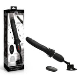 Master Series Ultimate Power Pounder - Black 30 cm USB Rechargeable Thrusting Vibrator-AH606