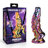 Creature Cocks Dragon Glass - Coloured 15.7 cm Glass Fantasy Dildo