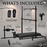 Master Series Breed Master - Breeding Restraint Stand with Sex Machine