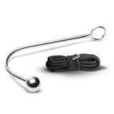 Master Series Roped - Metal Anal Hook with Rope