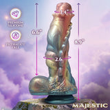 Majestic Seraphina - Opal 22.6 cm Dragon Fantasy Dildo