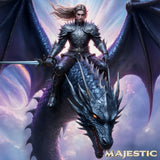 Majestic Eryndor - Opal 22.9 cm Fantasy Dragon Dildo