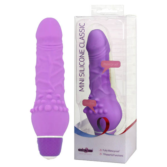 Mini Silicone Classic - Purple 13.5 cm (5.25) Vibrator-B0081P9SPGPX