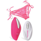 Adam & Eve Eves Rechargeable Vibrating Panty With Remote - Pink Vibrating Panty with Remote Control-B628 6295