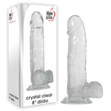 Adam & Eve Crystal Clear 8 Dildo - Clear 20.3 cm (8) Dong-B753 2400