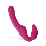 Adam & Eve Eves Vibrating Strapless Strap-On - Pink 22 cm (8.75) USB Rechargeable Strapless Strap-On-B842 6200