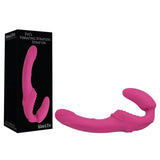 Adam & Eve Eves Vibrating Strapless Strap-On - Pink 22 cm (8.75) USB Rechargeable Strapless Strap-On-B842 6200