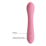 Party Up JOHN Flexible Vibe - Pink - Pink 16 cm USB Rechargeable Vibrator-BI-014281-1-PU