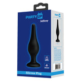 Party Up JEFFREY Butt Plug - Black 14 cm Butt Plug-BI-014459-PU