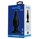 Party Up JEREMY Butt Plug - Black 15.4 cm Butt Plug-BI-014460-PU