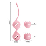 Party Up VIVIAN Kegel Balls - Pink - Pink Kegel Balls-BI-014490-PU