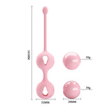 Party Up REBECCA Kegel Balls - Pink - Pink Kegel Balls-BI-014491-1-PU