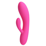Party Up CLARE Flexible Vibe - Pink - Pink 16.9 cm USB Rechargeable Rabbit Vibrator-BI-014495-3-PU